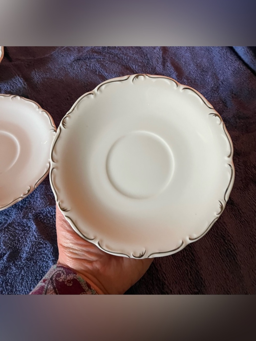 Modern China & Table Institute-Simplicity 3 Saucers Replacement elegant classic